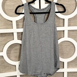 LULULEMON ATHLETA, Gray Striped Tank Top, WM’S SZ-8